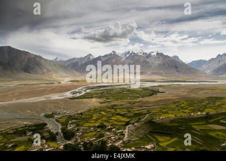 Landschaft in Zanskar-Tal, Nordindien. Stockfoto
