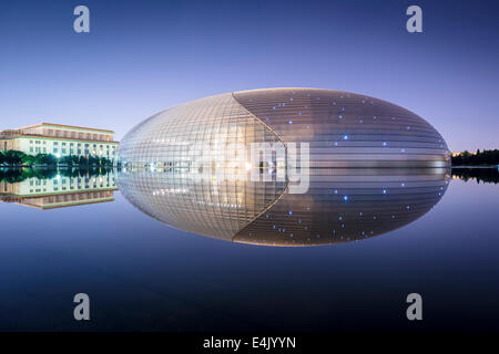 National Centre for the Performing Arts in Peking, China. Stockfoto