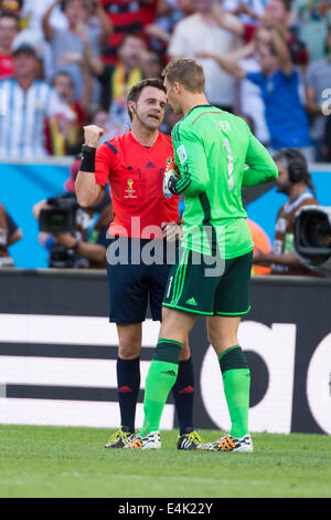 Manuel Neuer (GER), 13. Juli 2014 - Fußball / Fußball: FIFA World Cup Brasilien 2014 Finale match zwischen Deutschland und Argentinien 1-0 im Maracana-Stadion in Rio De Janeiro, Brasilien. (Foto von Maurizio Borsari/AFLO) Stockfoto