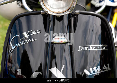 Lambretta Roller Details Stockfoto