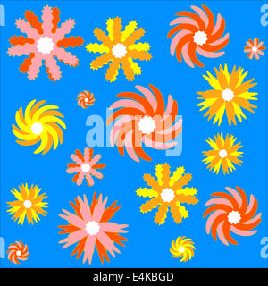 Hintergrund von Blumen Stockfoto