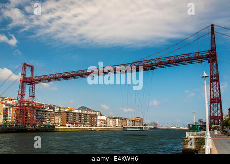 Vizcaya Brücke oder Puente Colgante, Portugalete, Biskaya, Baskisches Land, Spanien Stockfoto