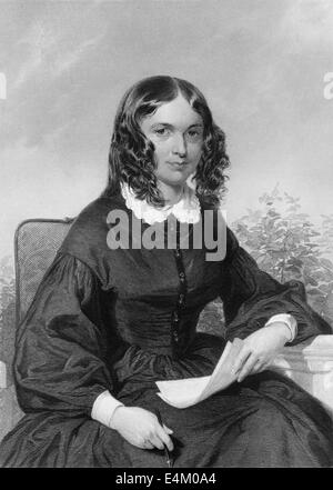 Elizabeth Barrett Browning, ein englischer Dichter, 1806-1861, Stockfoto