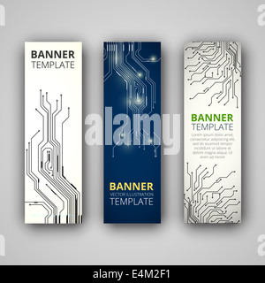 Eine Reihe von Bannern, moderne Vektor Stockfoto