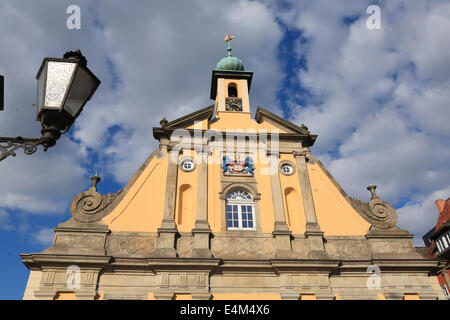 Giebel des alten Lagerhaus (Kaufhaus), jetzt Hotel Altes Kaufhaus, Wasserviertel, Lüneburg, Lüneburg, Niedersachsen, Deutschland, Europa Stockfoto