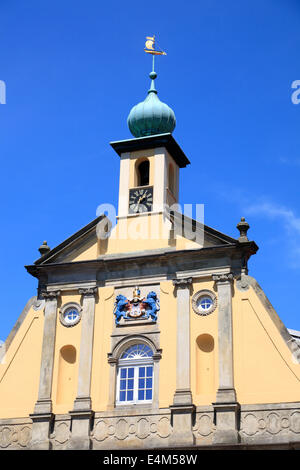 Giebel des alten Lagerhaus (Kaufhaus), jetzt Hotel Altes Kaufhaus, Wasserviertel, Lüneburg, Lüneburg, Niedersachsen, Deutschland, Europa Stockfoto