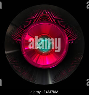 Wunderbar abstrakt dargestellt Glas Objekt Stockfoto