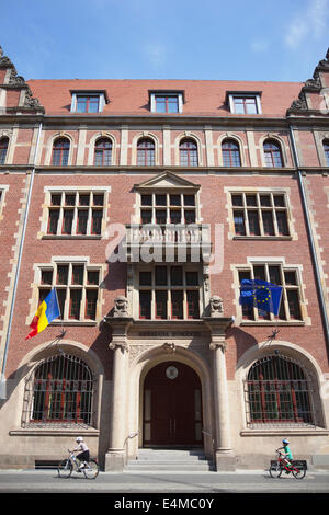 Deutschland, Berlin, Mitte, außen der rumänischen Botschaft in Dorotheenstraße. Stockfoto