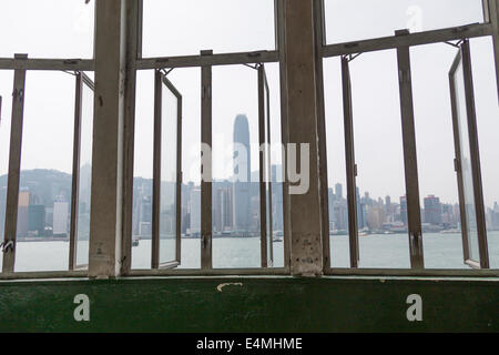 CHINA HONG KONG Wolkenkratzer Skyline der Stadt anzeigen Stockfoto