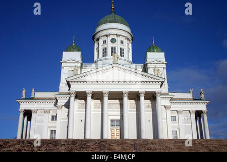 Finnland, Helsinki - Dom von Helsinki (Helsingin Tuomiokirkko, Suurkirkko) Stockfoto