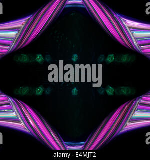 Wunderbar abstrakt dargestellt Glas Objekt Stockfoto