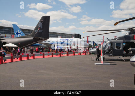 Farnborough, Großbritannien. 14. Juli 2014. Static Display auf der Farnborough International Airshow. Bildnachweis: Keith Larby/Alamy Live-Nachrichten Stockfoto