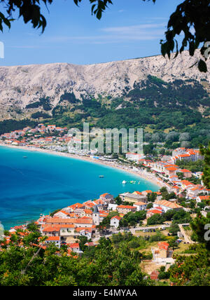 Baska Insel Krk - Kroatien Stockfoto