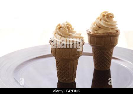 Ice Cream Cone cupcake Stockfoto