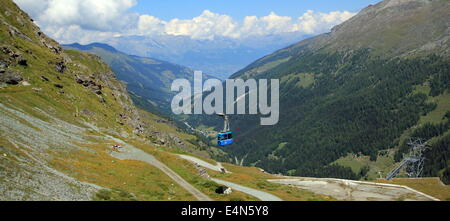 Grande Dixence Tal, Schweiz Stockfoto