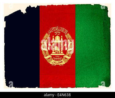 Grunge Flag - Afghanistan Stockfoto