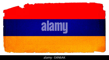 Grunge Flag - Armenien Stockfoto