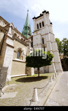 St.-Petri Dom in Genf, Schweiz Stockfoto