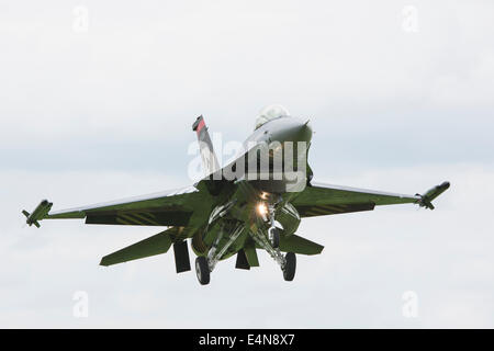 Türkische Luftwaffe Lockheed Martin F16 'Solo Türk' Stockfoto