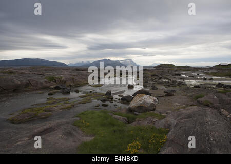 Seeküste, Bodo, Nord-Norwegen Stockfoto