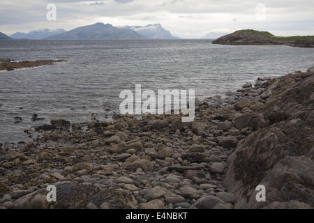 Seeküste, Bodo, Nord-Norwegen Stockfoto