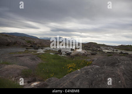 Seeküste, Bodo, Nord-Norwegen Stockfoto