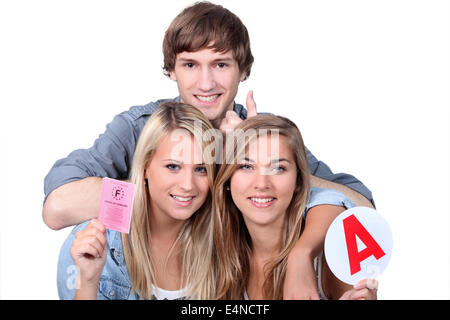 Französischen Führerschein Stockfoto