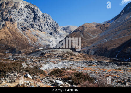 Thorung La Pass Trek über Muktinath, Annapurna Circuit, Nepal Stockfoto