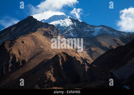 Thorung La Pass Trek über Muktinath, Annapurna Circuit, Himalaya, Nepal Stockfoto