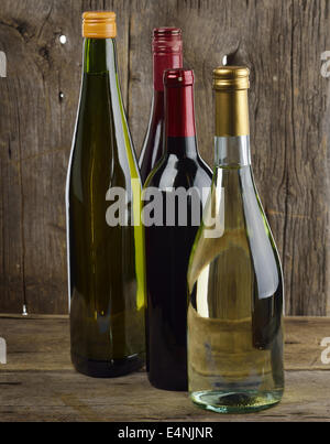 Weinflaschen Stockfoto