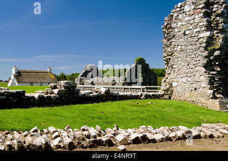 Ogmore Burg, Glamorgan Heritage Coast, Vale von Glamorgan, South Wales, UK. Stockfoto