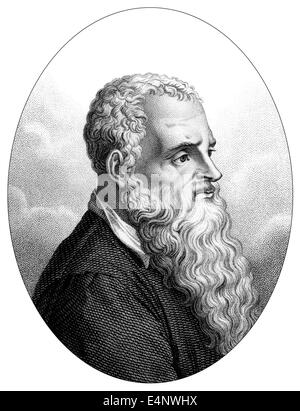 Guillaume Rondelet oder Rondeletus, Rondeletius, 1507-1566, ein französischer Anatom und Naturforscher Stockfoto