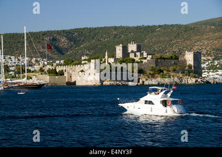 Burg von Bodrum Bult von Ritter Hospitaller im 15. Jahrhundert, Bodrum, Türkei, Asien. Stockfoto