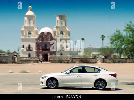Mission San Xavier del bac Tuscon AZ Stockfoto
