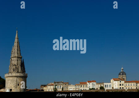 Die befestigte Stadt La Rochelle. Poitou-Charentes Region Frankreichs Stockfoto