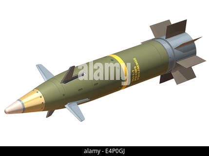GPS geführte Granate Stockfoto
