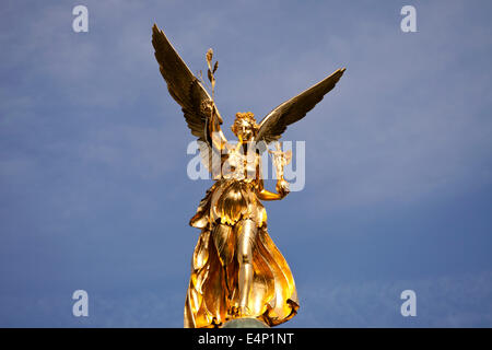 Der Engel des Friedens-Denkmal im Münchner Stadtteil Bogenhausen, München, Bayern, Deutschland Stockfoto