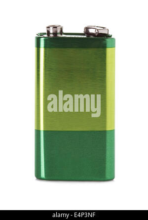 Batterie isoliert auf weißem Hintergrund Stockfoto