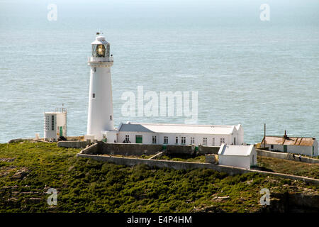 South Stack Leuchtturm Hollyhead Insel Anglesey, Nordwales Stockfoto