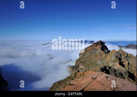 Über den Wolken Stockfoto