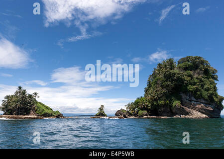 Playa Bluff. Isla Colon. Doppelpunkt-Insel. Bocas del Toro Stockfoto