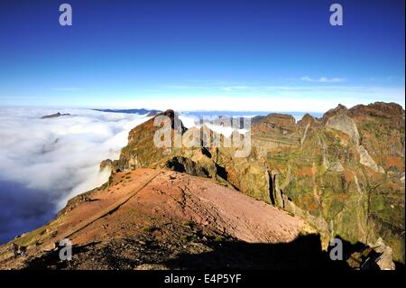 Pico do Arieiro über den Wolken Stockfoto