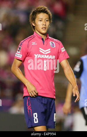 KINCHO Stadion, Osaka, Japan. 15. Juli 2014. Yoichiro Kakitani (Cerezo), 15. Juli 2014 - Fußball /Soccer: 2014 J.LEAGUE 1.Division zwischen Cerezo Osaka 1-2 Kawasaki Frontale im KINCHO Stadium, Osaka, Japan. © AFLO/Alamy Live-Nachrichten Stockfoto