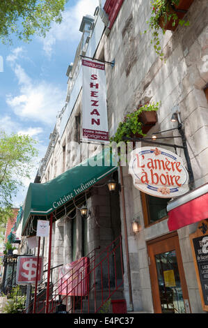 Straße St Denis, Montreal, Provinz Quebec, Kanada. Stockfoto