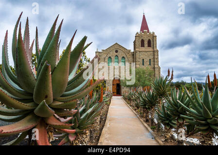 Kirche, in der Nähe von Oudtshoorn, Eden District, Western Cape, Südafrika Stockfoto