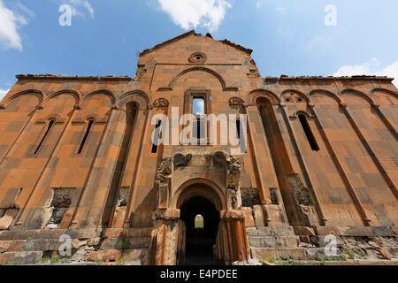 Kathedrale von Ani in der zerstörten alten armenischen Hauptstadt Ani, Kars, Seidenstraße, Ost-Anatolien-Region, Südostanatolien, Türkei Stockfoto