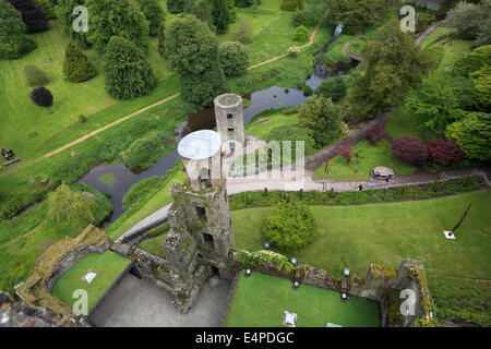 Halten und Park des Blarney Castle, County Cork, Irland Stockfoto
