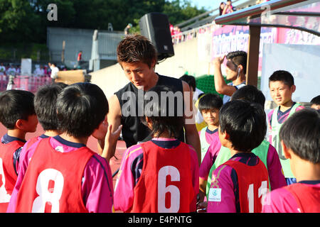 Yoichiro Kakitani (Cerezo), 15. Juli 2014 - Fußball /Soccer: 2014 J.LEAGUE 1.Division zwischen Cerezo Osaka 1-2 Kawasaki Frontale im KINCHO Stadium, Osaka, Japan. (Foto von Kenzaburo Matsuoka/AFLO) Stockfoto