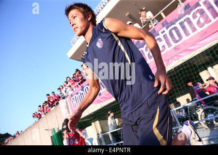 Yoichiro Kakitani (Cerezo), 15. Juli 2014 - Fußball /Soccer: 2014 J.LEAGUE 1.Division zwischen Cerezo Osaka 1-2 Kawasaki Frontale im KINCHO Stadium, Osaka, Japan. (Foto von Kenzaburo Matsuoka/AFLO) Stockfoto