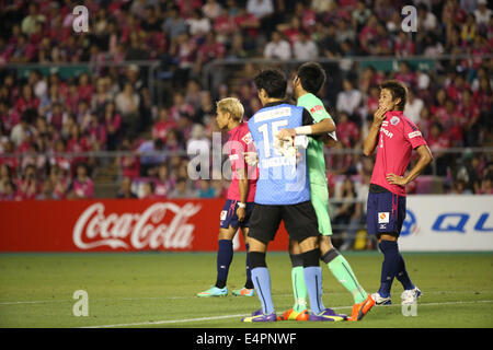 Yoichiro Kakitani (Cerezo), 15. Juli 2014 - Fußball /Soccer: 2014 J.LEAGUE 1.Division zwischen Cerezo Osaka 1-2 Kawasaki Frontale im KINCHO Stadium, Osaka, Japan. (Foto von Kenzaburo Matsuoka/AFLO) Stockfoto